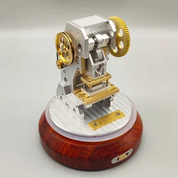 Mosadz Mini Mechanické Dierovacie Stroje Model Razenie Punč Stroj Hnuteľného Remesiel Experimentálny Model Kolekcie Ozdôb Hračka