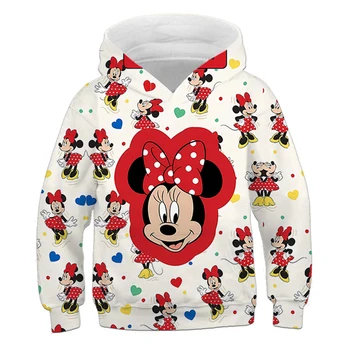 Móda hot predaj Disney Mickey Mouse mikina s kapucňou pre deti bežné pohodlné dlhé rukávy top pre dievčatá na jar jeseň chlapčenské top