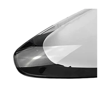 Na pravej Prednej strane Svetlometu Shell Tienidlo Lampy Transparentné Objektív puzdro pre Porsche Cayenne 2015-2017 Auto Vedúci Svetlo Bývanie