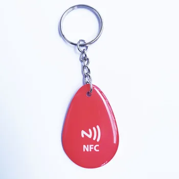 NFC NTAG216 Epoxidové Keychain Karta Značky NFC NFC Elektronické Značky