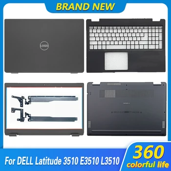 Nové Pre DELL Latitude 15 3510 E3510 L3510 Notebook, LCD Zadný Kryt Predného Panelu opierka Dlaní Hornej Dolnej Prípade, Závesy 08XVW9 0JYG4Y 0MH24R