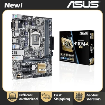 Nový Asus H110M-A/M. 2 základná Doska Intel 14nm CPU 4*SATA III Intel H110 2*DDR4 DIMM LGA 1151 32G Micro ATX Doska