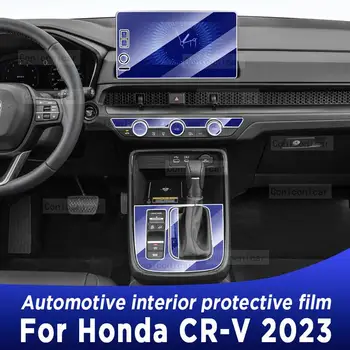 Pre Honda CR-V CRV 2023 Prevodovka Panel Navigácia Automobilový priemysel Interiér Obrazovke TPU Ochranný Film Anti-Scratch Nálepky Príslušenstvo
