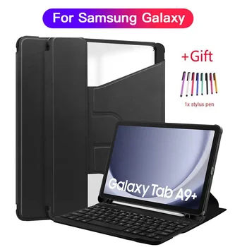 Pre Samsung Galaxy Tab S9 FE Plus 12.4 2023 Tablet Prípade Flip Stojan Klávesnice Shell pre Galaxy Tab S9 A9+ 11