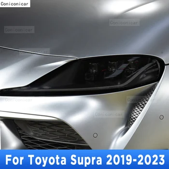 Pre Toyota Supra 2019-2023 Auto Exteriéru Svetlometu Anti-scratch Predné Lampy Odtieň TPU Ochranný Film Opravy Príslušenstvo Nálepky