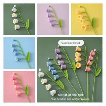 Simulované Kvet 3D Kvet Záložku Knihy Page Marker Knihy Paginator Vanille Galante Záložky Kvetinu, Knihu Klip Pletieme