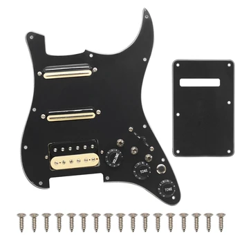 SSH-Coil Rozdelenie Elektrická Gitara Pickguard 2 Mini Humbucker + 1Humbucke+Ticho Prepínač Naložené Prewired Scratchplate
