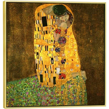 Umelec Gustav Klimt Zlatá Slza Diamond Maľby Plné Námestia kolo Vŕtačky, Klasické Kiss Cross Stitch diamond mozaiky Domova