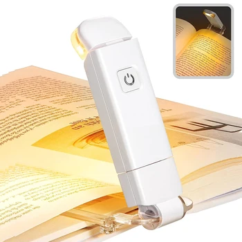 USB Nabíjateľné Kniha Svetla na Čítanie Jasu Nastaviteľné LED Klip na Knihu Svetla na Starostlivosť o Oči Knihu na Čítanie pre Deti Čítať Svetlo