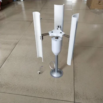 Vertikálna Os Veterných Turbín Model trojfázového permanentným Magnetom Generátor veterný Mlyn Hračka Nočné Svetlo, Takže DIY Displej