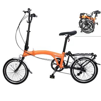 Veľkoobchodný predaj Lacnej Hliníkovej Zliatiny 16-palcové Triple skladací bicykel /mini skladací bicykel na predaj / hot predaj OEM vlastné s c brzdy