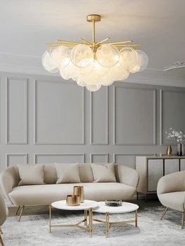 Všetky Medi Svetlo Luxusná Obývacia Izba Luster 2023 Nový Francúzsky Taliansky Krém Štýl Moderný Minimalistický Jedáleň, Spálňa Lampy