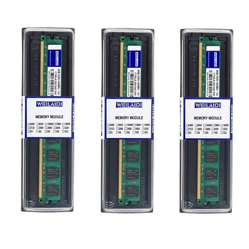 Weilaidi 50Pcs Ploche Pamäť Ram DDR3 8GB 1333Mhz 1600MHz PC3-10600 12800 DIMM Ploche 240 Pinov 1,5 V NON ECC Pre procesory AMD A INTEL