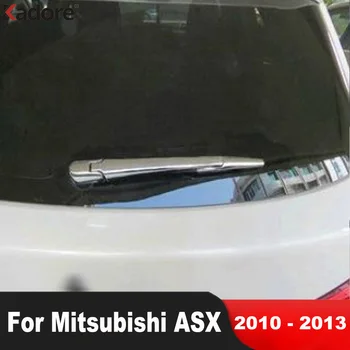 Zadné Okno, Stierač Kryt Výbava Pre Mitsubishi ASX 2010 2011 2012 2013 Hatchback Chrome Auto Chvost Čelné sklo Rameno Stierača Príslušenstvo