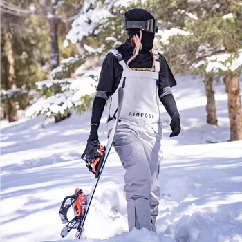 Zimné Alpine Sport Lyžovanie Nohavice Horských Nepremokavé Vetru Dospelých Snehu Nohavice Oblečenie 2024 Pridanie Bavlna Teplé Lyžiarske Nohavice